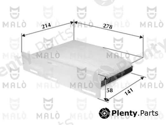 Akron-Malò 1530792 — Filter, cabin air