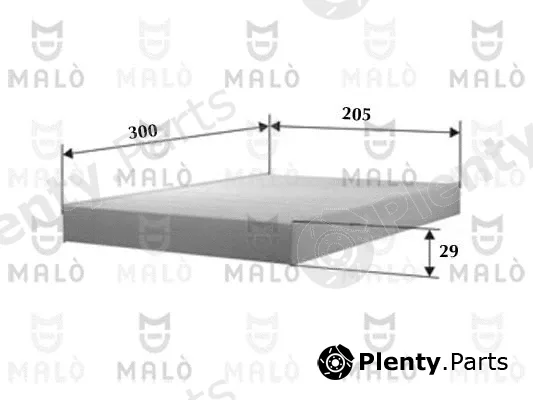 Akron-Malò 1530461 — Filter, cabin air