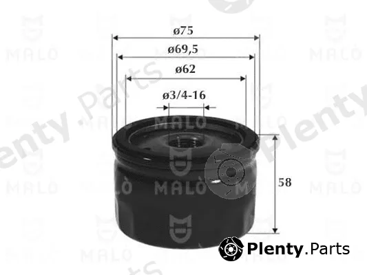 Akron-Malò 1510075 — Oil Filter
