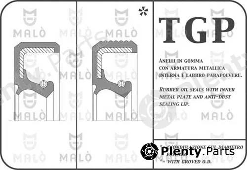 Akron-Malò 11505P — Shaft Seal, manual transmission
