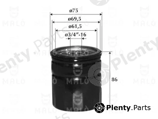 Akron-Malò 1510123 — Oil Filter