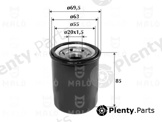 Akron-Malò 1510040 — Oil Filter