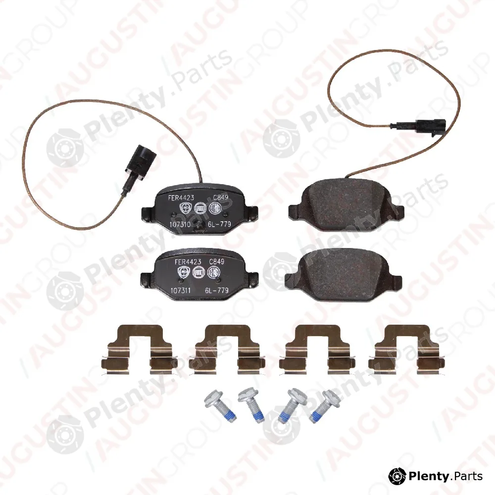 AugustinGroup 4220159OE — Brake Pad Set, disc brake ORIGINAL FIAT