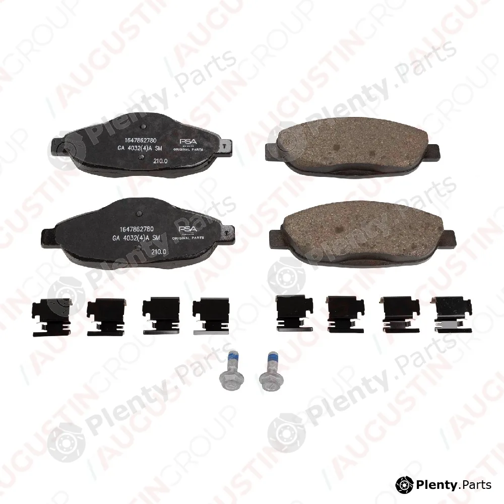 AugustinGroup 4222037PSA — Brake Pad Set, disc brake ORIGINAL PSA