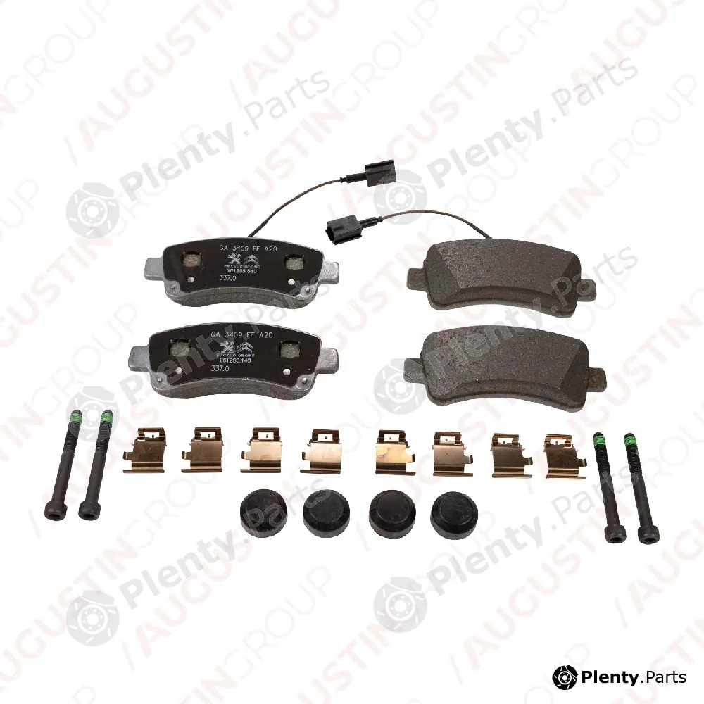 AugustinGroup 4220087PSA — Brake Pad Set, disc brake ORIGINAL PSA