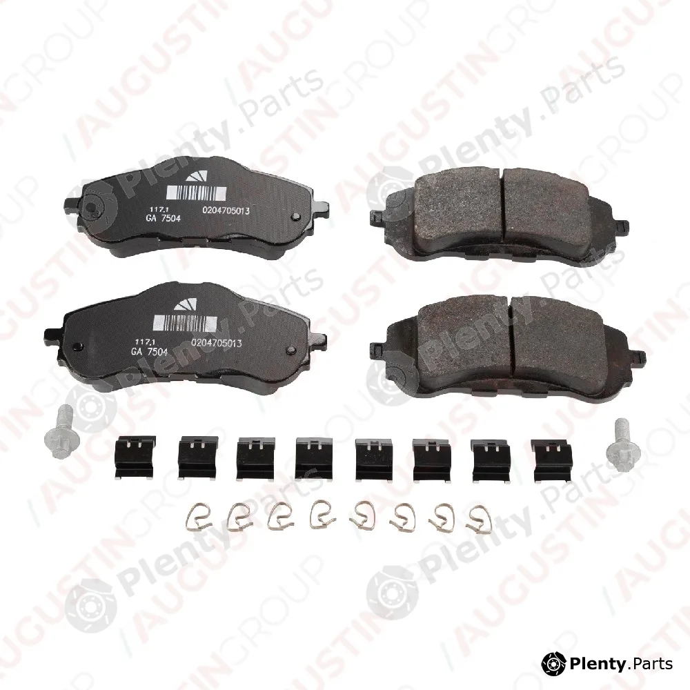 AugustinGroup 4220307PSA — Brake Pad Set, disc brake ORIGINAL PSA