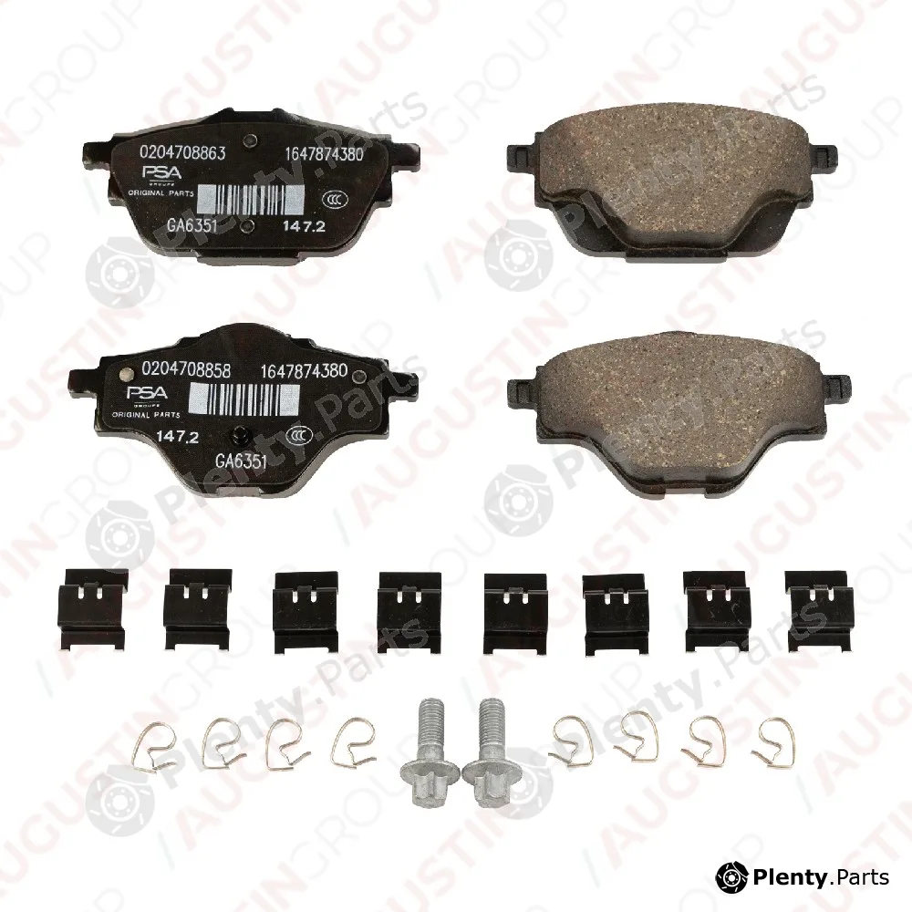 AugustinGroup 4220312PSA — Brake Pad Set, disc brake ORIGINAL PSA