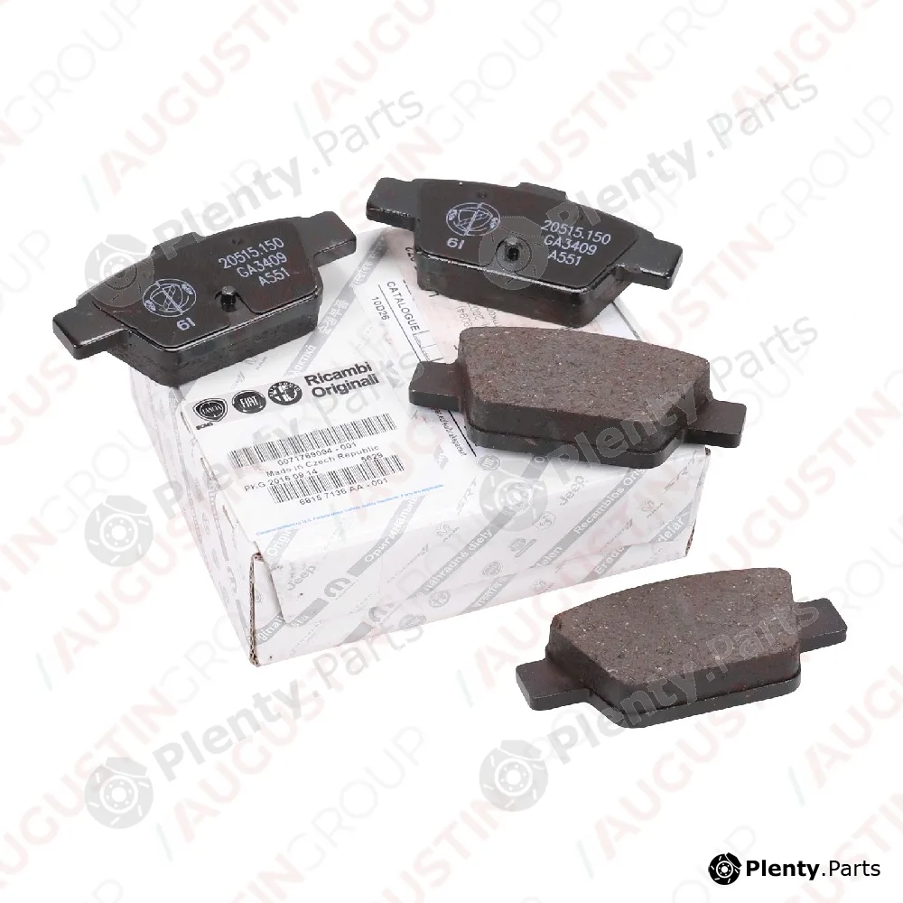 AugustinGroup 4220069OE — Brake Pad Set, disc brake ORIGINAL FIAT