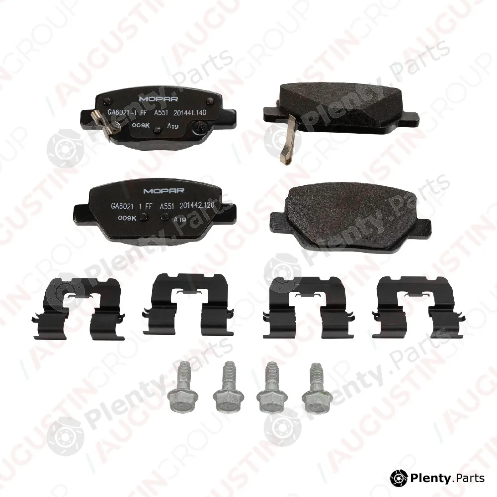 AugustinGroup 4220264OE — Brake Pad Set, disc brake ORIGINAL FIAT