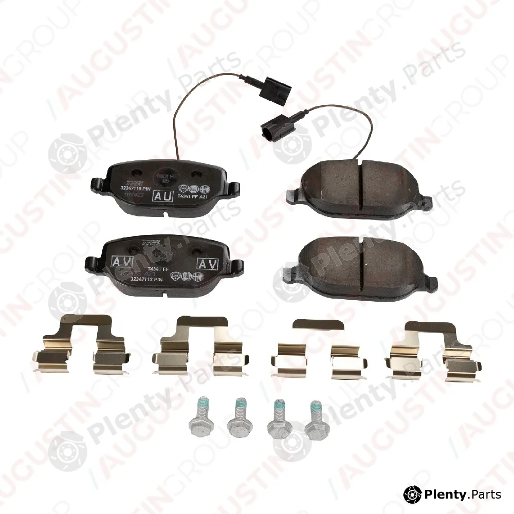 AugustinGroup 4220092OE — Brake Pad Set, disc brake ORIGINAL FIAT