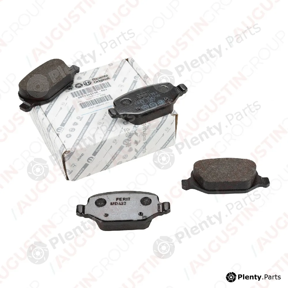 AugustinGroup 4220082OE — Brake Pad Set, disc brake ORIGINAL FIAT