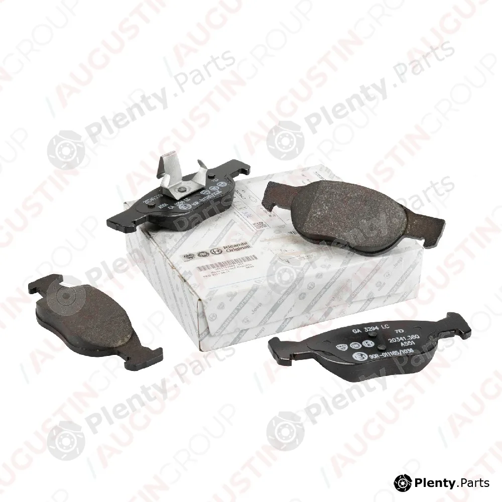 AugustinGroup 4220062OE — Brake Pad Set, disc brake ORIGINAL FIAT