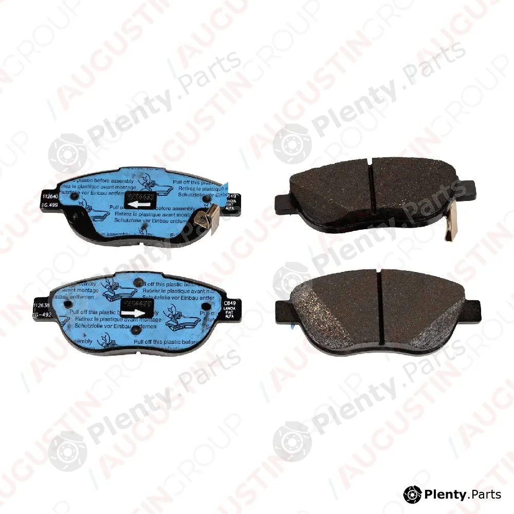 AugustinGroup 4220095OE — Brake Pad Set, disc brake ORIGINAL FIAT