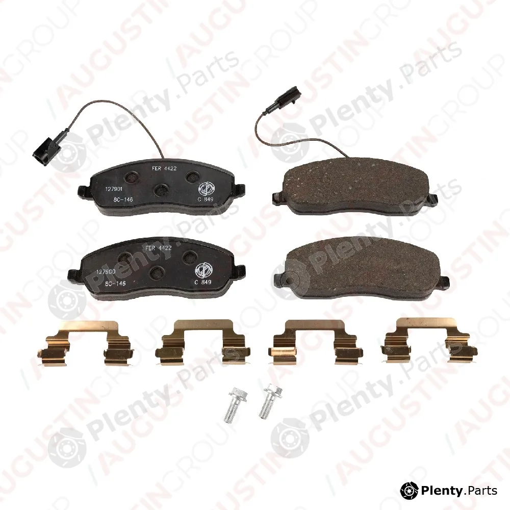 AugustinGroup 4220316OE — Brake Pad Set, disc brake ORIGINAL FIAT