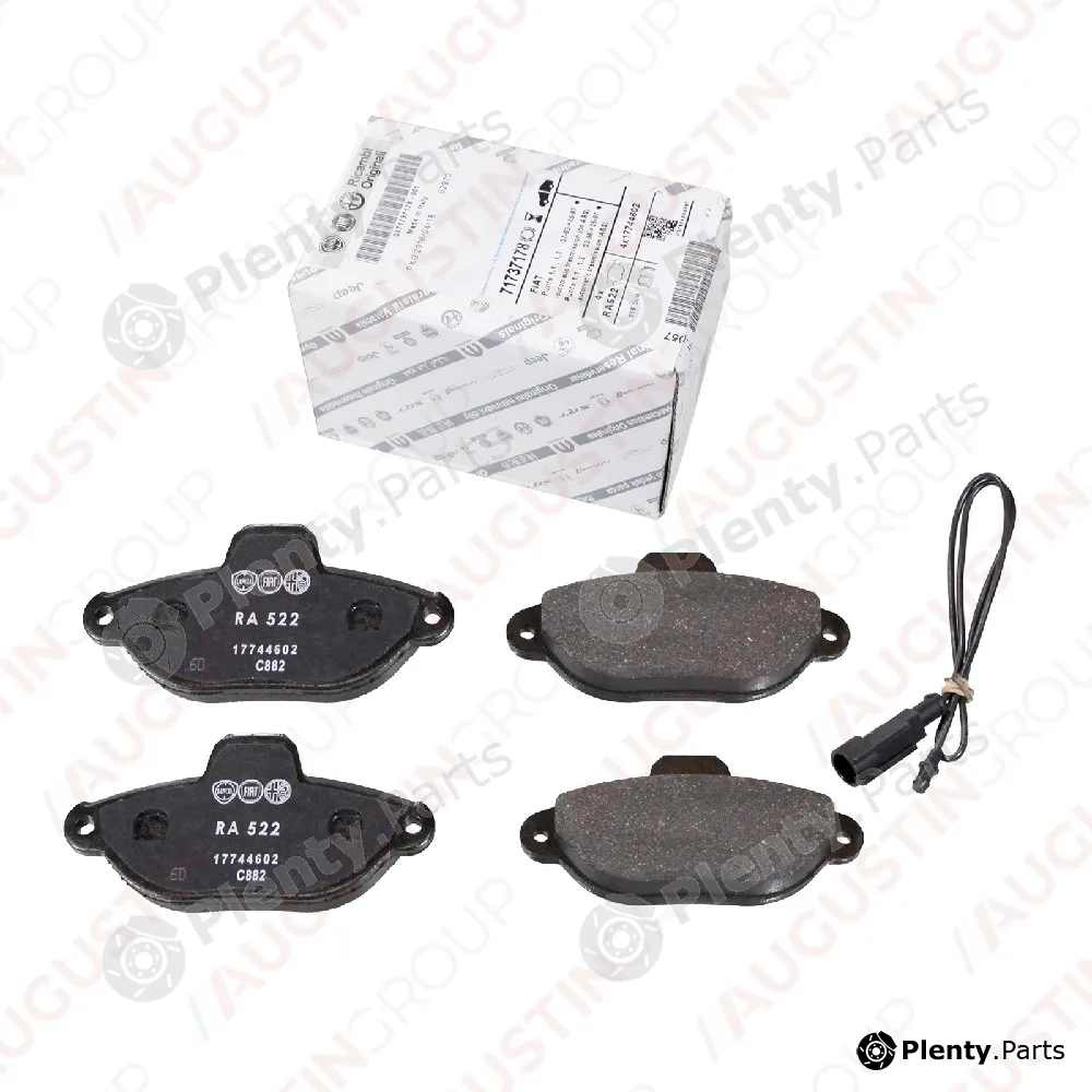 AugustinGroup 4220194OE — Brake Pad Set, disc brake ORIGINAL FIAT