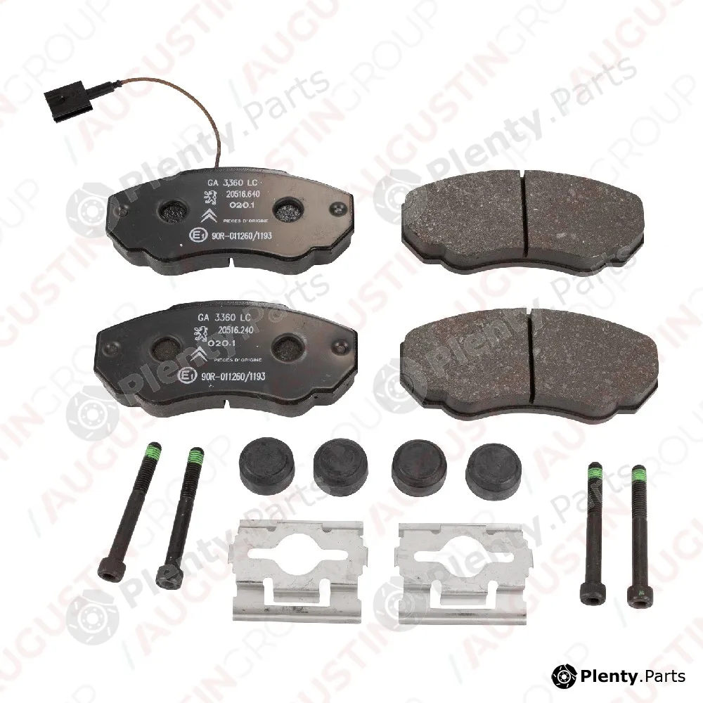 AugustinGroup 4220033PSA — Brake Pad Set, disc brake ORIGINAL PSA