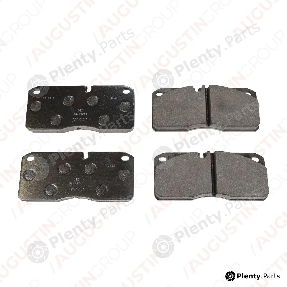 AugustinGroup 4220332IV — Brake Pad Set, disc brake ORIGINAL IVECO