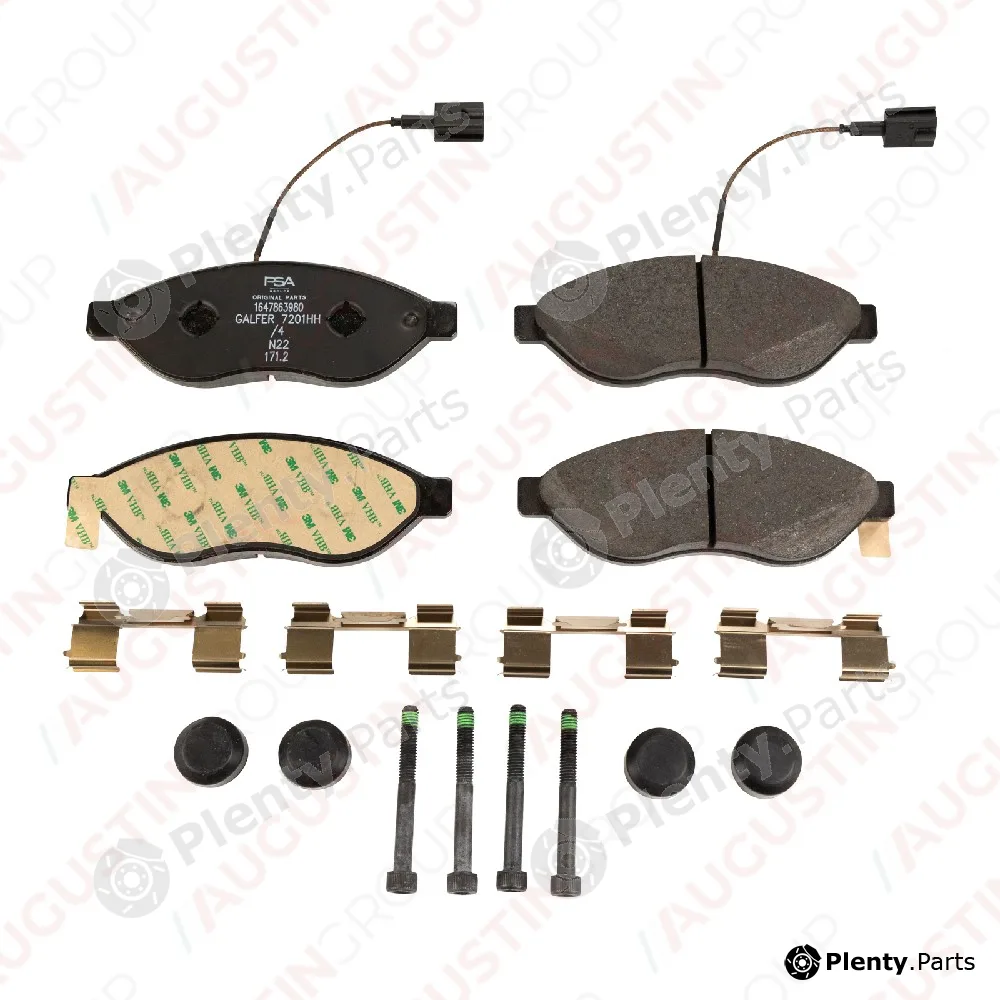 AugustinGroup 4220209PSA — Brake Pad Set, disc brake ORIGINAL PSA