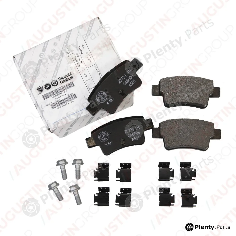AugustinGroup 4220030OE — Brake Pad Set, disc brake ORIGINAL FIAT