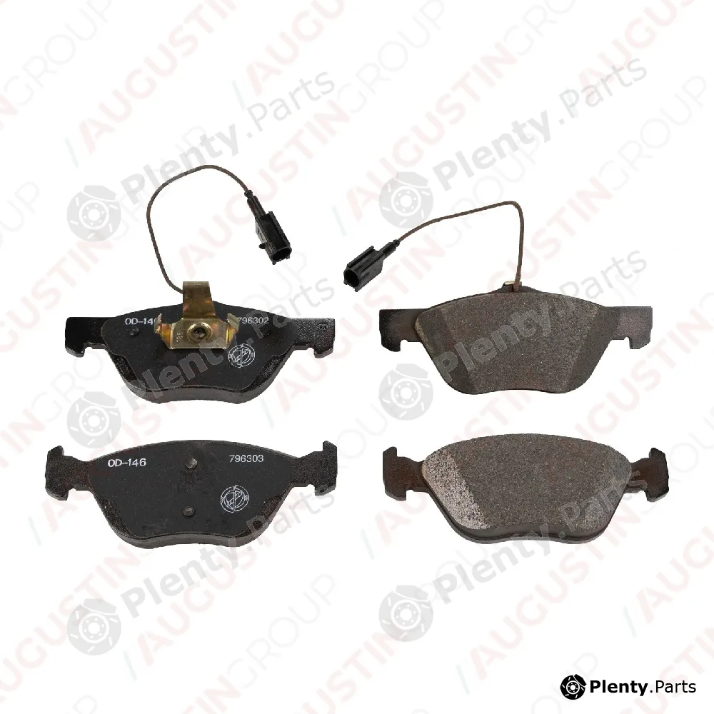 AugustinGroup 4220315OE — Brake Pad Set, disc brake ORIGINAL FIAT