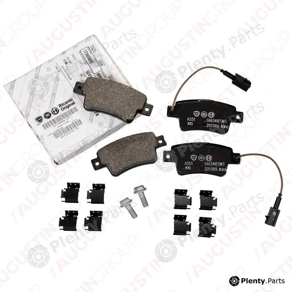 AugustinGroup 4220120OE — Brake Pad Set, disc brake ORIGINAL FIAT