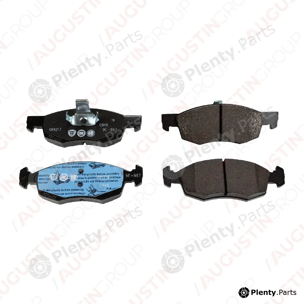 AugustinGroup 4220104OE — Brake Pad Set, disc brake ORIGINAL FIAT