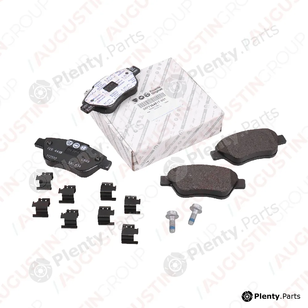 AugustinGroup 4220043OE — Brake Pad Set, disc brake ORIGINAL FIAT