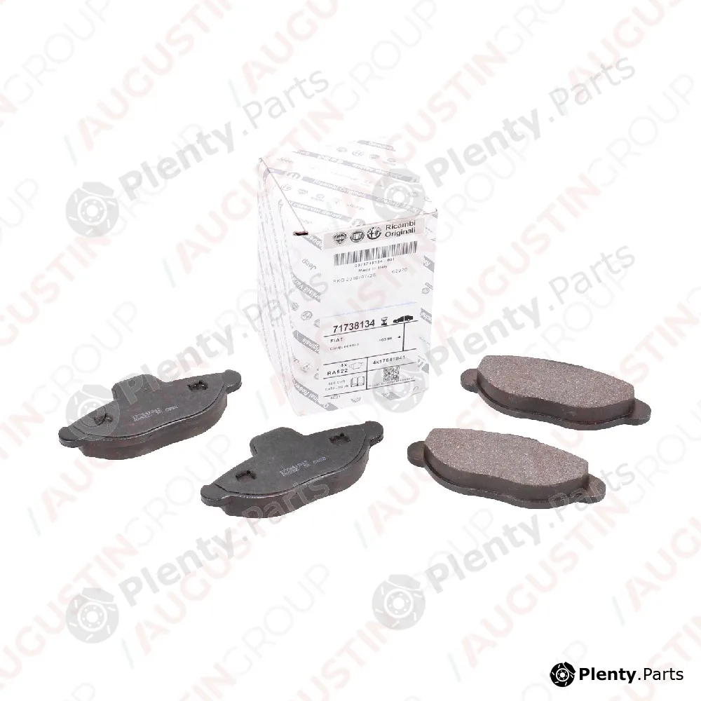 AugustinGroup 4220007OE — Brake Pad Set, disc brake ORIGINAL FIAT