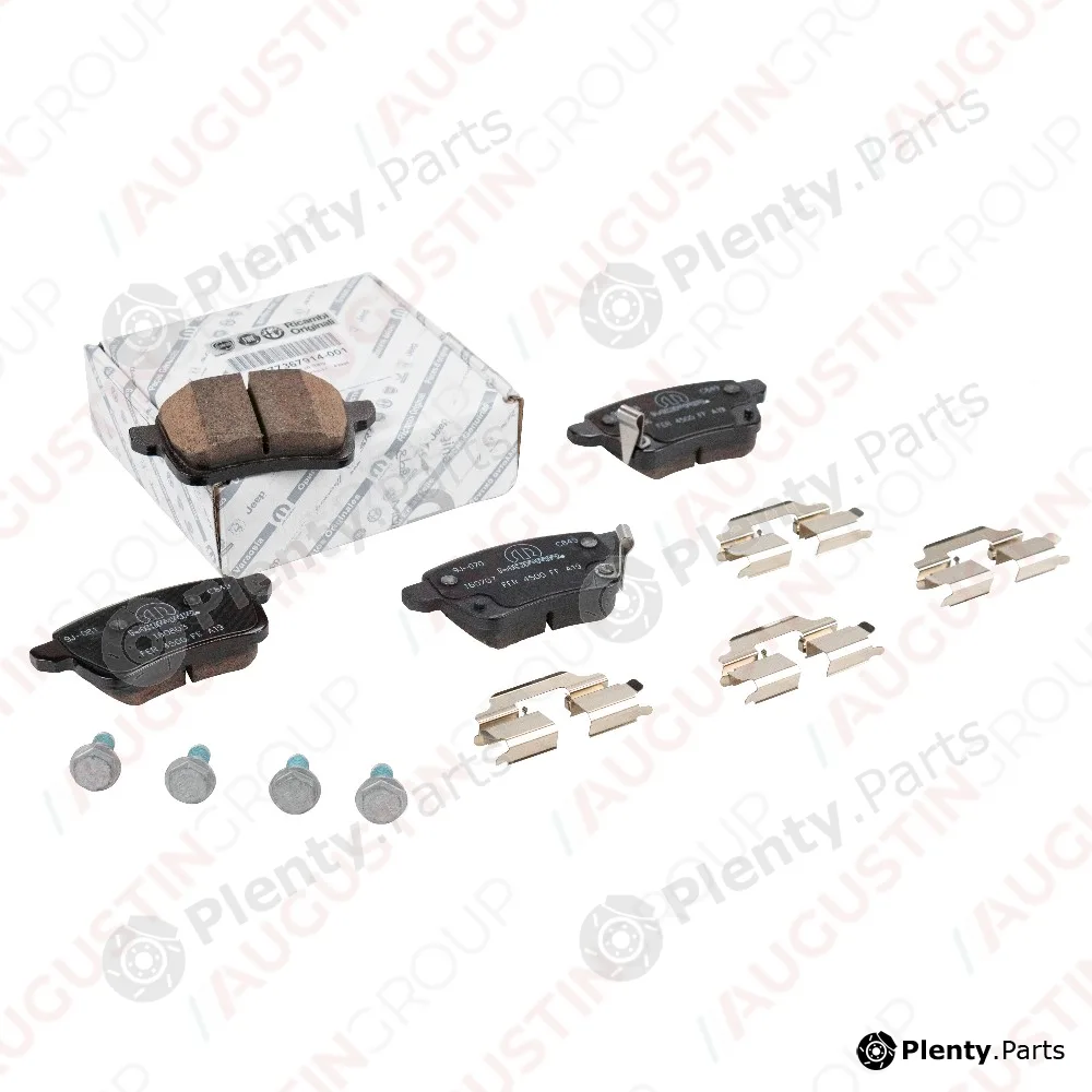 AugustinGroup 4220255OE — Brake Pad Set, disc brake ORIGINAL FIAT
