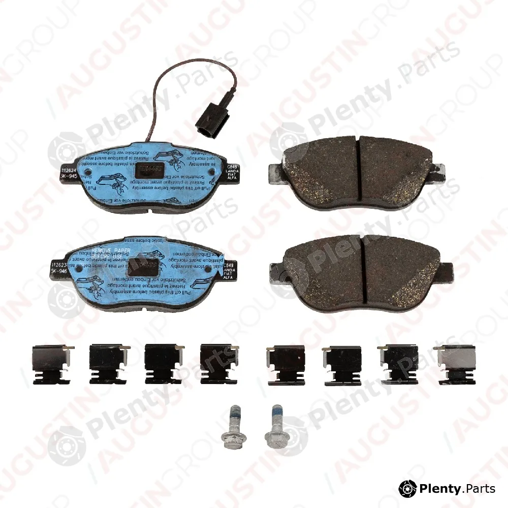AugustinGroup 4220044OE — Brake Pad Set, disc brake ORIGINAL FIAT