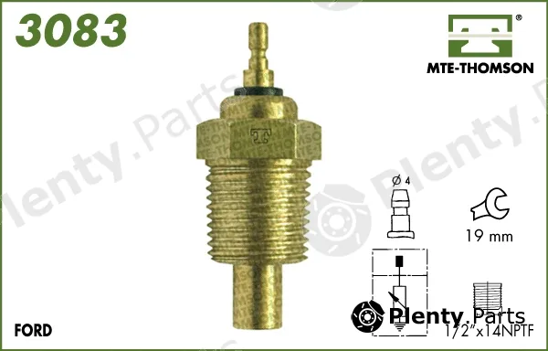 Mte-Thomson 3083 — Sensor, coolant temperature