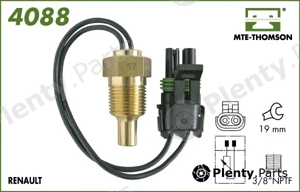 Mte-Thomson 4088 — Sensor, coolant temperature