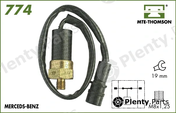 Mte-Thomson 774 — Temperature Switch, radiator fan