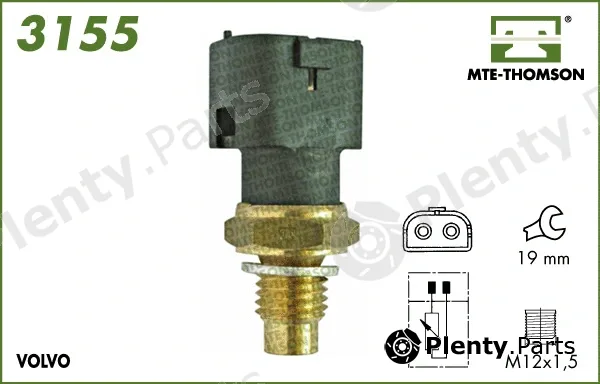 Mte-Thomson 3155 — Sensor, coolant temperature