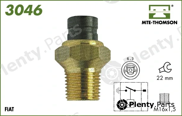 Mte-Thomson 3046 — Temperature Switch, radiator fan