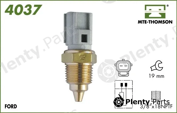 Mte-Thomson 4037 — Sensor, coolant temperature