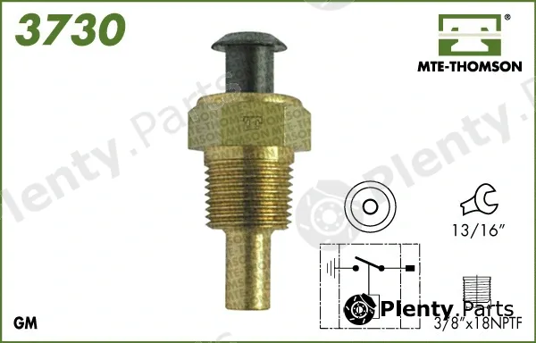 Mte-Thomson 3730 — Temperature Switch, radiator fan