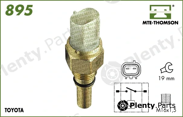 Mte-Thomson 895 — Temperature Switch, radiator fan