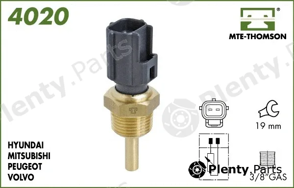 Mte-Thomson 4020 — Sensor, coolant temperature