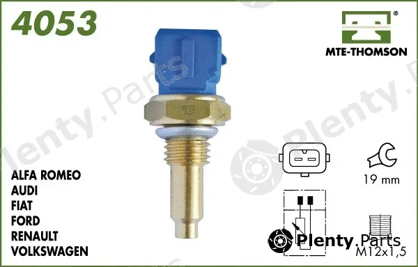 Mte-Thomson 4053 — Sensor, coolant temperature