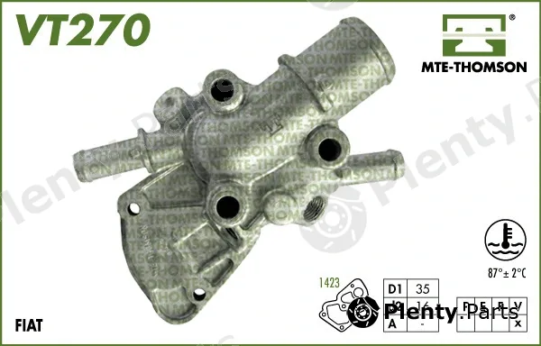 Mte-Thomson VT270.87 — Thermostat, coolant
