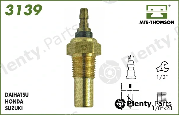 Mte-Thomson 3139 — Sensor, coolant temperature