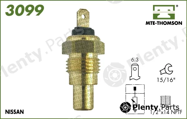 Mte-Thomson 3099 — Temperature Switch, radiator fan