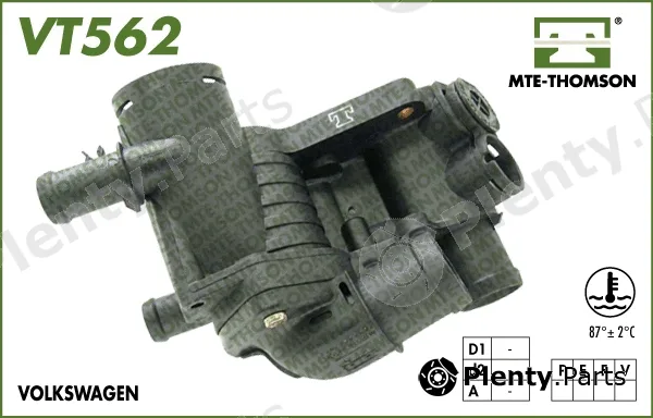 Mte-Thomson VT562.87 — Thermostat, coolant