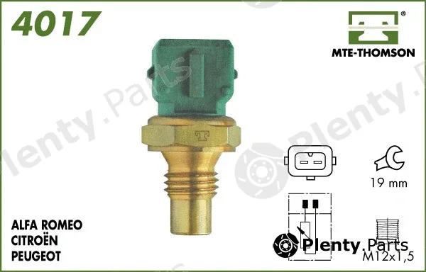 Mte-Thomson 4017 — Sensor, coolant temperature
