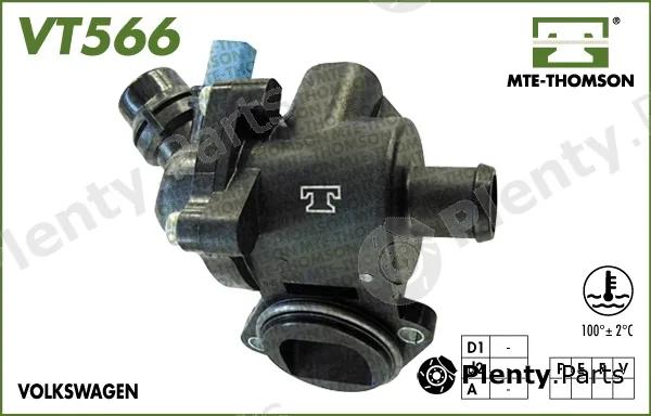 Mte-Thomson VT566.100 — Thermostat, coolant