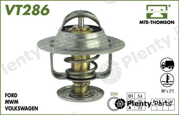 Mte-Thomson VT286.80 — Thermostat, coolant