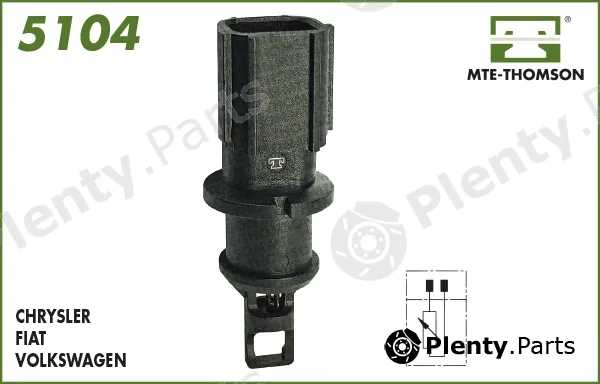 Mte-Thomson 5104 — Sensor, intake air temperature