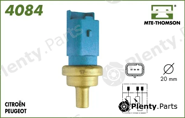 Mte-Thomson 4084 — Sensor, coolant temperature