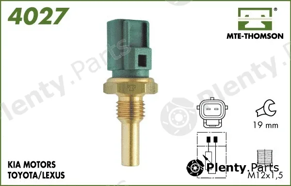Mte-Thomson 4027 — Sensor, coolant temperature